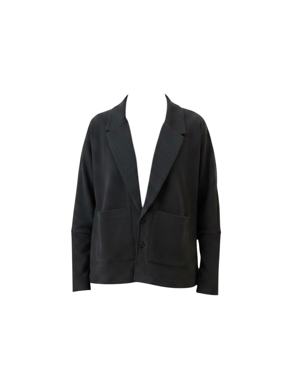 PACT Airplane Relaxed Blazer Charcoal Organic Cotton XL